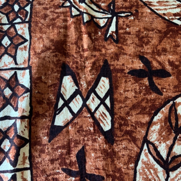 2 Pieces Hawaiian Fabric - vintage - Picture 4 of 11